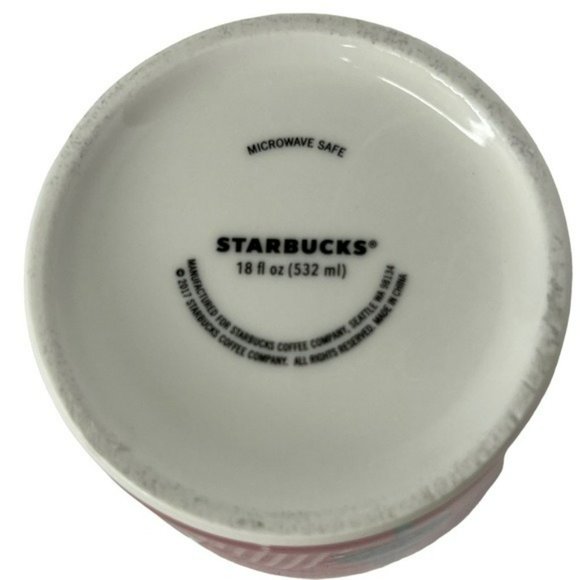 Starbucks 2017 Christmas Tree Red Holiday 16 Oz Tumbler & 18 Oz Coffee Mug Set - Picture 8 of 9